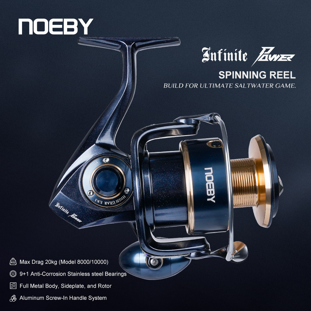 Abu Garcia Reel Max - Reel Pancing Spinning Noeby Infinite Power