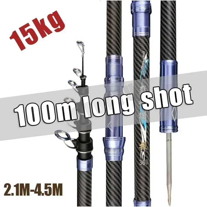 Fishing Rod Surf - Joran Pancing Teleskopik Portabel Terbaik 2.4M,