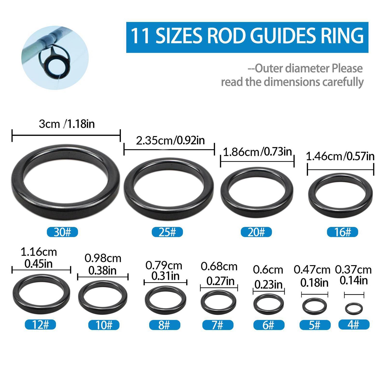 Kit Perbaikan Cincin Pemandu J - Fishing Rod Tip Replacement ulasan dan harga
