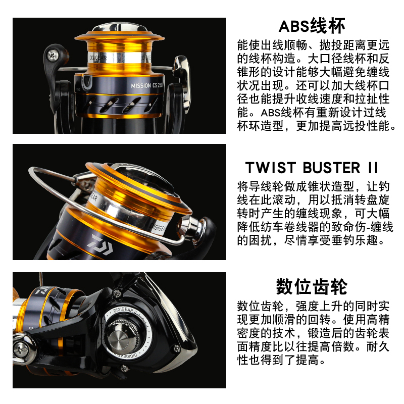 DAIWA Reel pancing MISSION CS  - Abu Garcia Reel Max ulasan dan harga