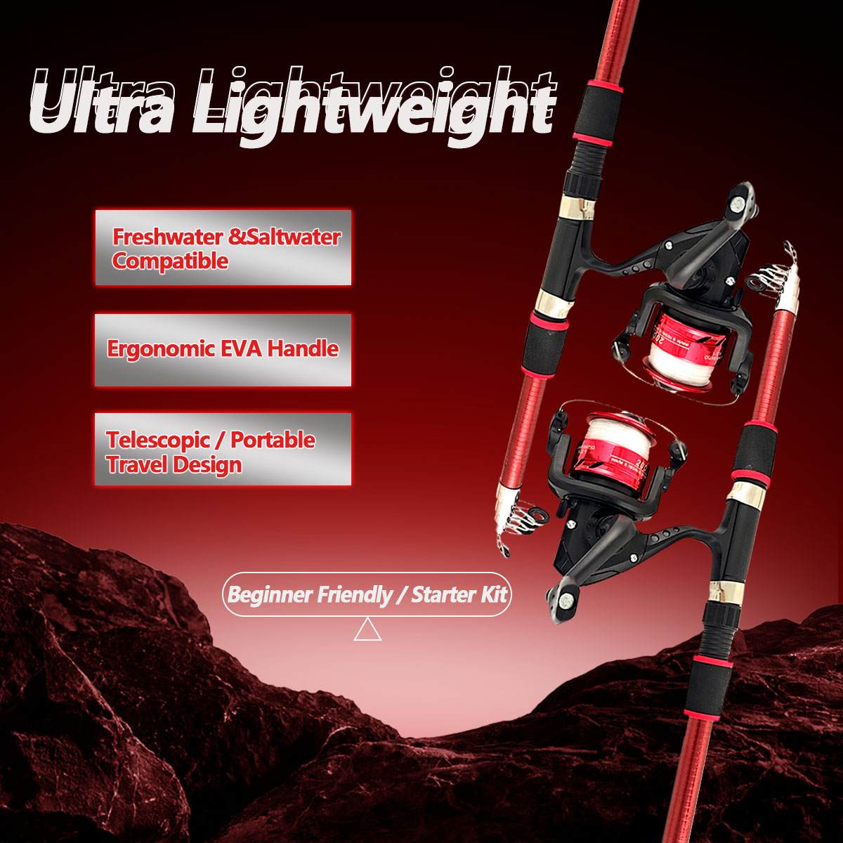 Kombo Joran dan Reel Pancing 1 - Fishing Rod Spinning ulasan dan harga