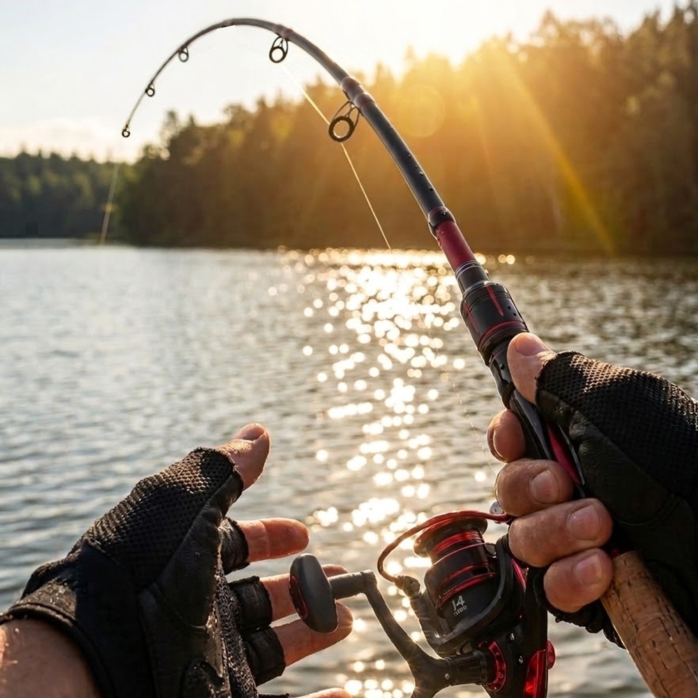 Joran Pancing Serat Karbon Ult - Fishing Rod Combo ulasan dan harga